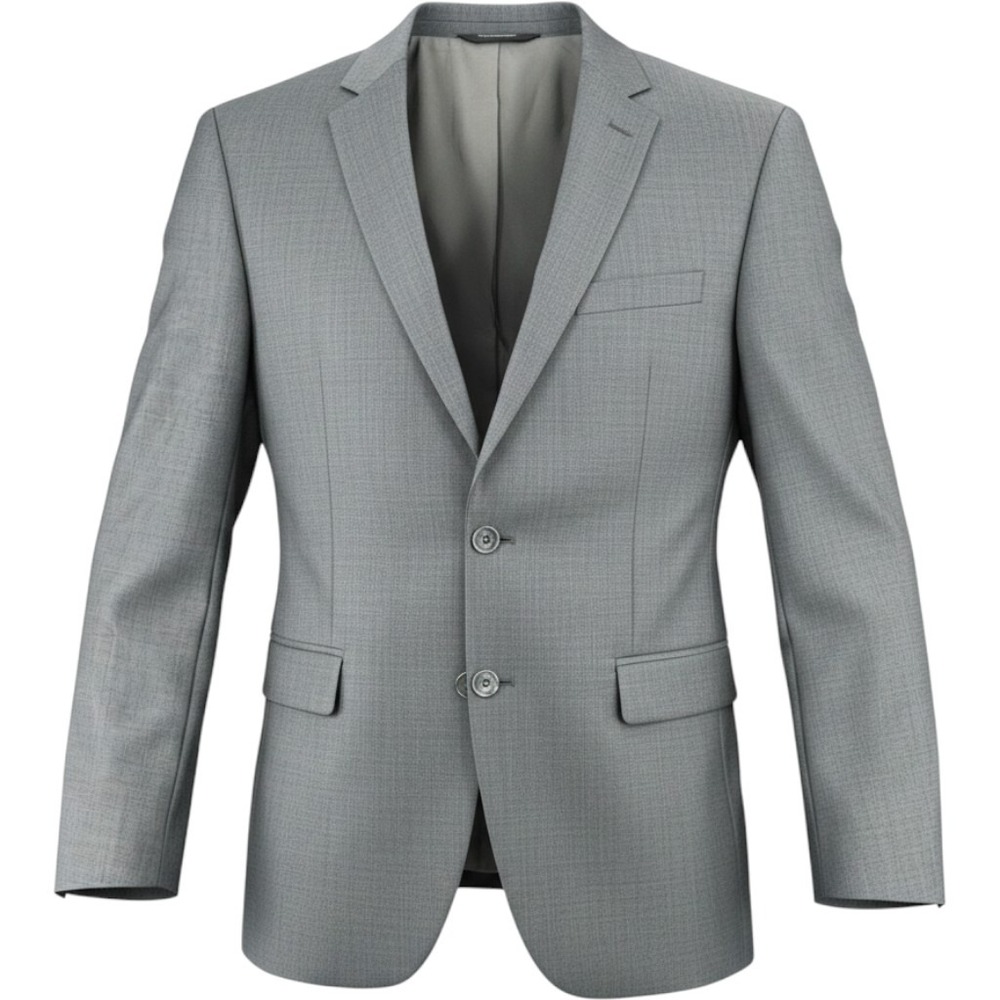 Jos A Bank Traveler Slim Fit Gray Wool Blazer Sport Coat 42 Long 42L